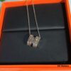 692fca4b99f2d84055c8924d New Advanced Precision Edition Hermes Popular H Logo Full Diamond Necklace, High-Carbon Diamonds, 925 Sterling Silver Gold Plated with K-Gold Texture