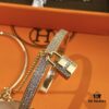 692fcaa399f2d84055c892df V Gold Material Thickened Version, Rose Gold and White Gold Color, Premium Craftsmanship Edition, Hermes Two-in-One Lock Bracelet, High-Carbon Diamonds, 1:1 Super Precision