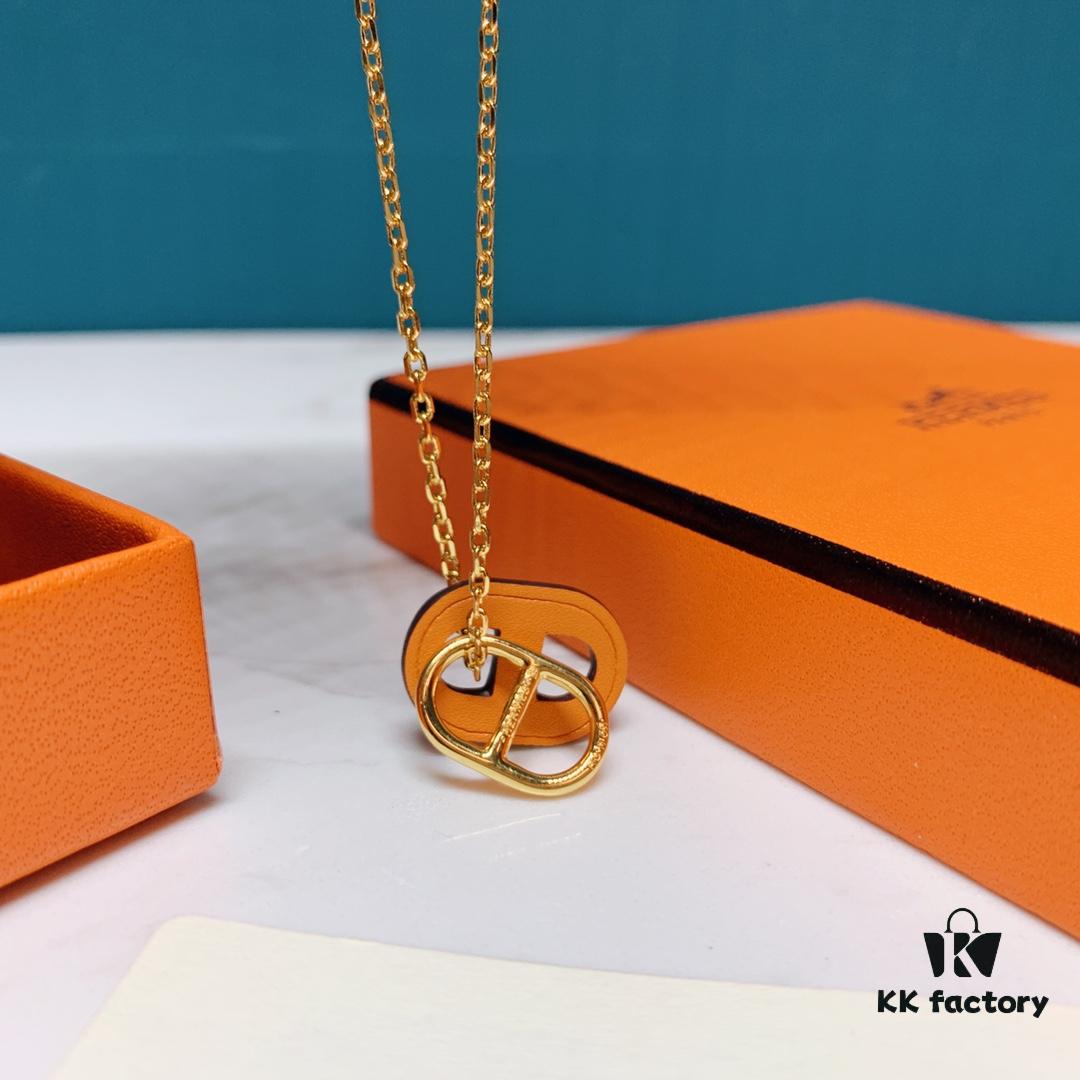692fcabc99f2d84055c89314 Hermes New Arrival Pig Nose O'maillon Series Necklace