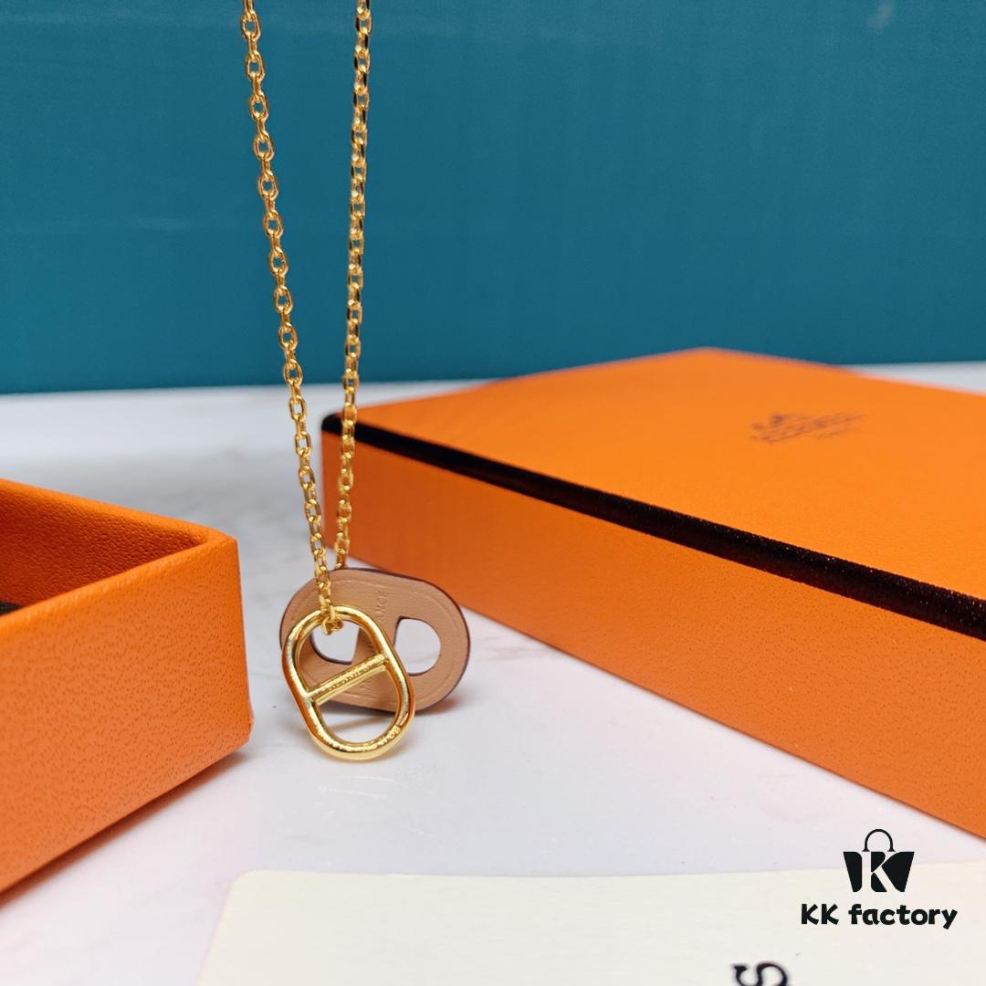 692fcabc99f2d84055c89316 Hermes New Arrival Pig Nose O'maillon Series Necklace