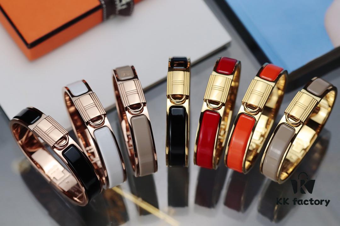 692fcad099f2d84055c89337 New Arrival Hermès-Inspired Enamel H Bracelet – Premium Craftsmanship with Authentic Details