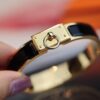 692fcad699f2d84055c89345 New Arrival Hermes-Inspired Enamel Bracelet with H Lock Closure