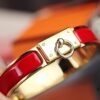 692fcadc99f2d84055c89351 New Arrival Hermes-Inspired Enamel Bangle Bracelet with H Lock Design