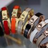 692fcae199f2d84055c8935b New Arrival Hermès-Inspired Clics Enamel Bracelet – H Lock & Ring Design, Genuine Enamel, 1-Micron Gold Plating, Lightweight at 36g