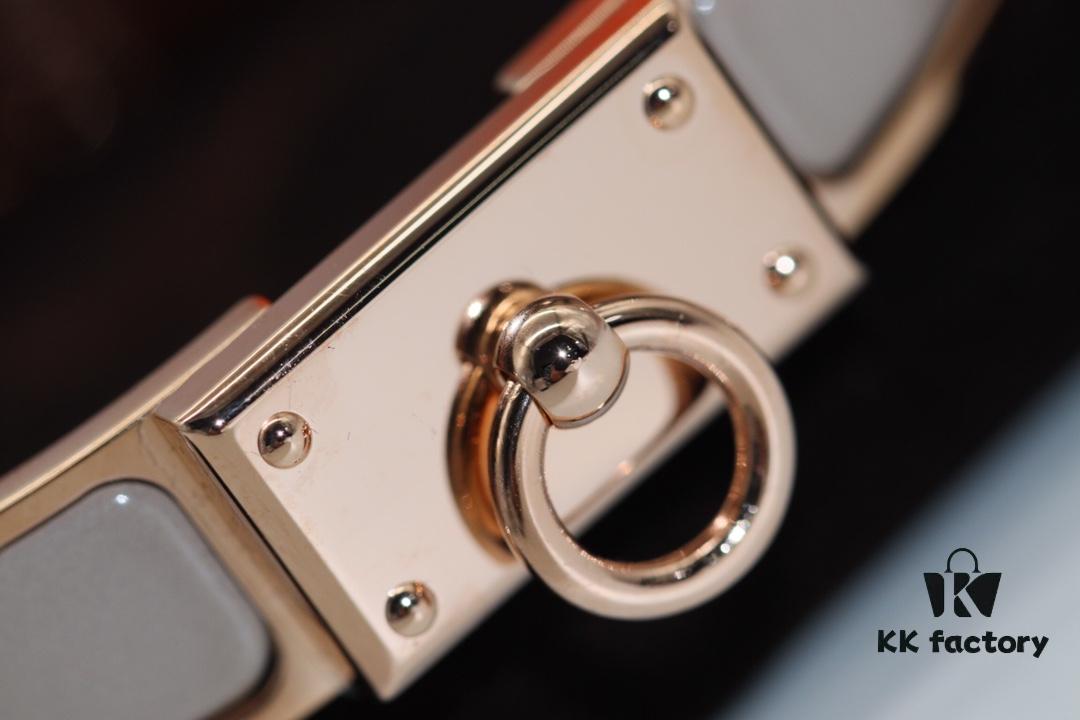 692fcae199f2d84055c8935c New Arrival Hermes-Inspired Enamel Bangle Bracelet with H Lock Clasp, Authentic Cloisonné Craftsmanship, 1μ Gold Plating, Lightweight Design at 36g