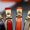 692fcae299f2d84055c8935f New Arrival Hermès-Inspired Clics Enamel Bracelet – H Lock & Ring Design, Genuine Enamel, 1-Micron Gold Plating, Lightweight at 36g