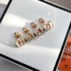 692fcafc99f2d84055c89389 Hermes Pop Platinum-Edged H Enamel Stud Earrings with Authenticity Mark on Backing - Latest Classic Enamel Design, Real Photo Details