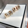 692fcafc99f2d84055c8938a Hermes Pop Platinum-Edged H Enamel Stud Earrings with Authenticity Mark on Backing - Latest Classic Enamel Design, Real Photo Details