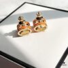 692fcb0099f2d84055c8938f Hermes Pop Platinum-Edged H Enamel Stud Earrings with Authenticity Mark on Back – Latest Classic Enamel Design, Real Photo Details