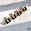 692fcb0899f2d84055c8939f Hermes Pop Platinum-edged H Enamel Stud Earrings with Anti-counterfeit Mark on Backing Plug