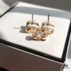 692fcb0b99f2d84055c893a3 Hermes Pop Platinum Edge H Enamel Stud Earrings