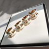 692fcb0b99f2d84055c893a6 Hermes Pop Platinum Edge H Enamel Stud Earrings