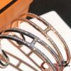 Hermès Full Diamond H Bracelet