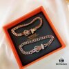 692fcb1999f2d84055c893c3 Hermes 2021 New Half-Pave Luxury Bracelet - Premium Custom Design with Imported V-Gold Plating and Micro-Paved High-Carbon Diamonds, Platinum and Rose Gold Options