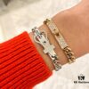692fcb1999f2d84055c893c4 Hermes 2021 New Half-Pave Luxury Bracelet - Premium Custom Design with Imported V-Gold Plating and Micro-Paved High-Carbon Diamonds, Platinum and Rose Gold Options