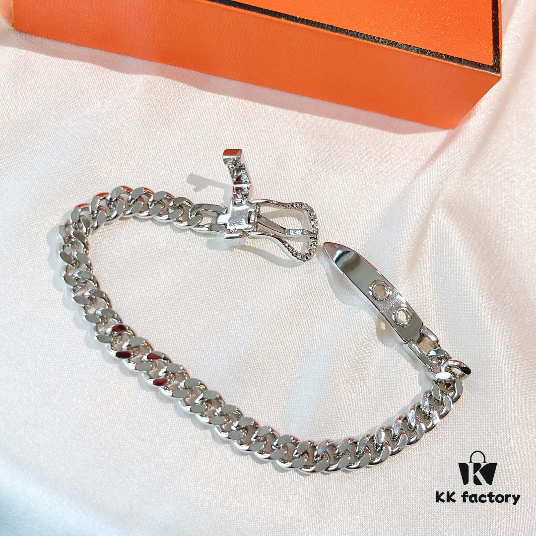 692fcb1c99f2d84055c893c7 Hermes 2021 New Half-Pave Luxury Bracelet - Premium Custom Design with Imported V-Gold Plating and Micro-Paved High-Carbon Diamonds, Platinum and Rose Gold Options