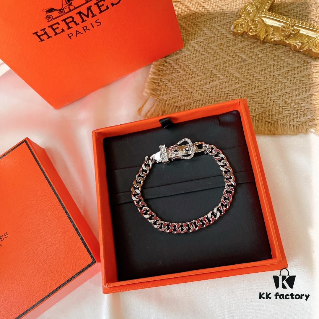 692fcb1c99f2d84055c893cb Hermes 2021 New Half-Pave Luxury Bracelet - Premium Custom Design with Imported V-Gold Plating and Micro-Paved High-Carbon Diamonds, Platinum and Rose Gold Options