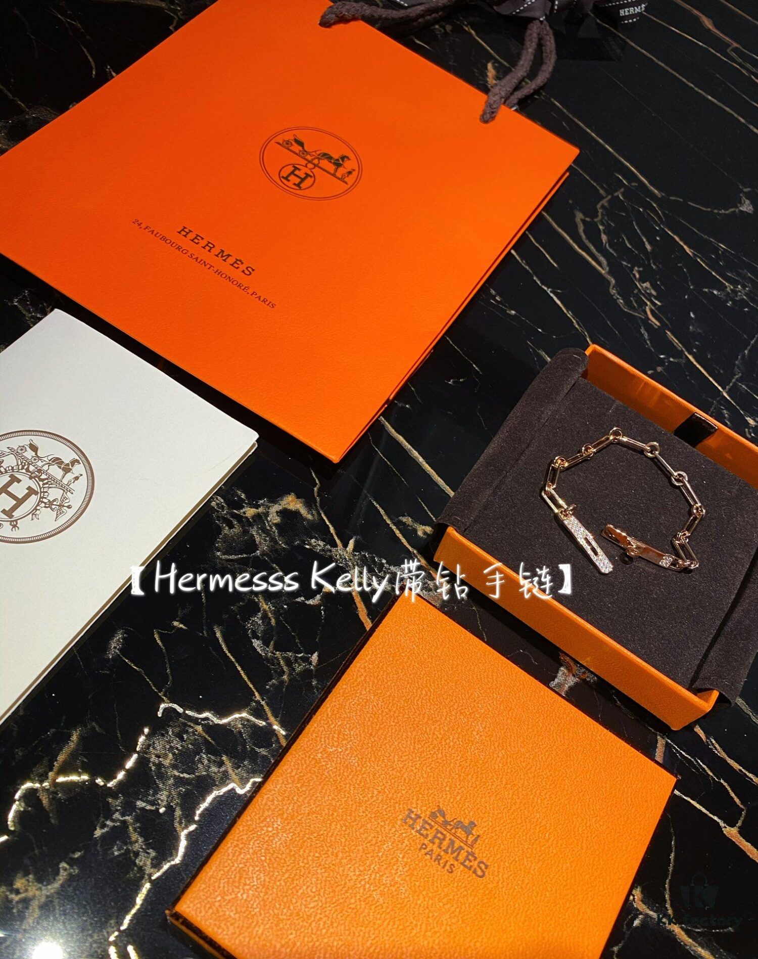 692fcb2799f2d84055c893db Hermesss Kelly Hermes Diamond Bracelet