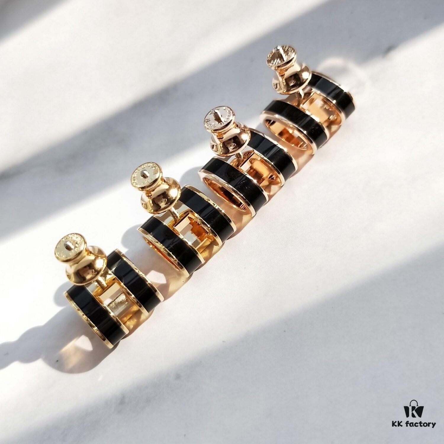 692fcb2f99f2d84055c893e9 Hermes Pop Platinum-edged H Enamel Stud Earrings with Anti-counterfeit Mark on Backing Plug