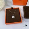 692fcb3199f2d84055c893ef Kaige Same Style Classic Kelly Original Hermes Bag Pendant, High-End Custom 925 Sterling Silver Gold-Plated Diamond-Inlaid Necklace, One Side Fully Set with Diamonds and the Other with Logo
