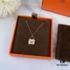 692fcb3299f2d84055c893f2 Kaige Same Style Classic Kelly Original Hermes Bag Pendant, High-End Custom 925 Sterling Silver Gold-Plated Diamond-Inlaid Necklace, One Side Fully Set with Diamonds and the Other with Logo
