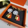 692fcb3499f2d84055c893f6 Hermes Lock Heart Necklace, Also Known as Kelly Necklace, Brass with 18K Gold Plated Finish