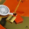 692fcb3699f2d84055c893fb Hermes Lock Heart Necklace, Also Known as Kelly Necklace, Brass with 18K Gold Plated Finish