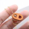 692fcb6199f2d84055c8944d OMaillon Series Calfskin Necklace
