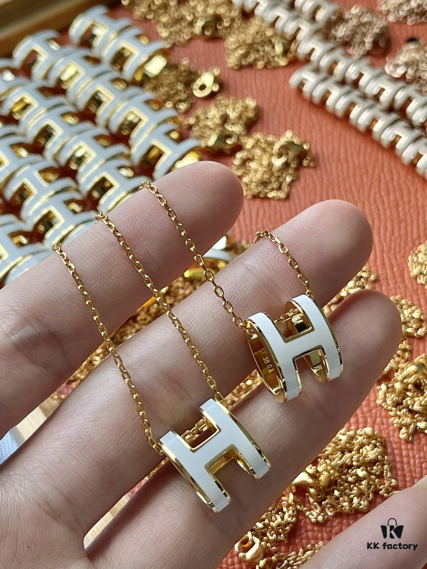Hermes H Necklace