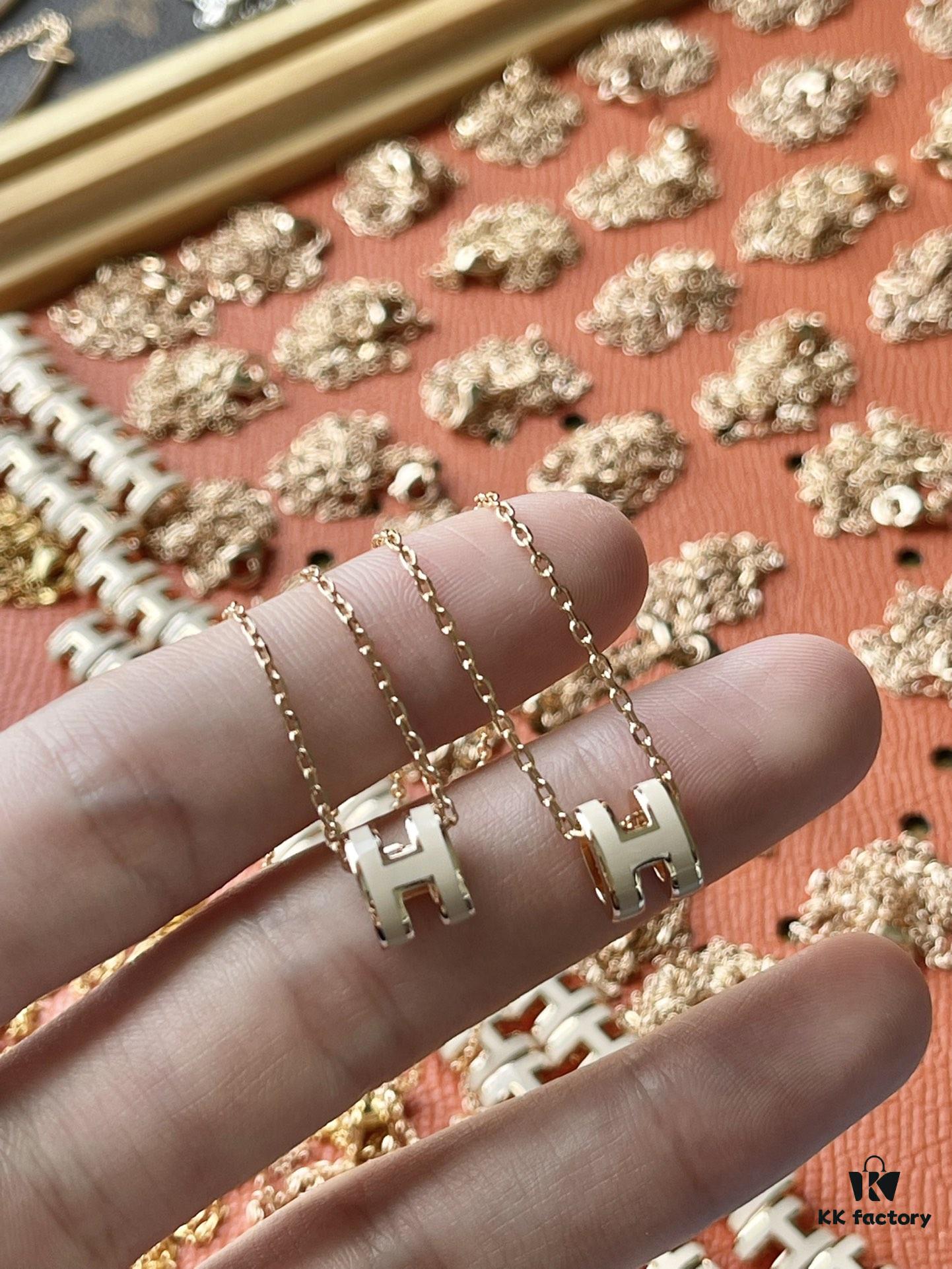 Hermes H Necklace