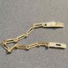 Hermes New Kelly Chaine Square Openwork Bracelet