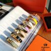 692fcbba99f2d84055c894f6 Exclusive Stock! New Color Release! Hermes Classic Enamel Cuff Bracelet, Lin Xintong & Jiang Xin's Same Style, Inspired by Andalusian Iron Balconies