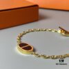 692fcbc599f2d84055c89509 Hermes Chaine d’Ancre Verso Pig Nose Bracelet, New Arrival in Gold, Rose Gold, and Black Ceramic