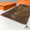 692fcbcc99f2d84055c89517 Hermes Chaine d'Ancre Verso Pig Nose Necklace