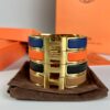 Hermes New Bracelet, Authentic Inner Circle Label Sticker, Proxy Purchase Version 😎 Herme*CLIC Enamel H Bracelet, Worn by Hermes ❤️ Extremely Versatile and Beautiful! Perfect for Couples, Men Size 19, Women Size 17 💌🌸 A Must-Have for True Hermes Fans, the Most Classic Among Numerous Hermes Bracelets, Featuring Smooth and Rich Enamel Craftsmanship, Full in Shape and Lustrous in Color ❤️❤️ Ideal as a Couple's Set, Only High-End Version Produced! Available in Size 17 and 19