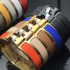 692fcbf499f2d84055c89560 Hermes Bracelet New Matte Sandblasted Couple Bracelet White Gold Rose Gold Yellow Gold Size: Men's Women's