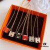 692fcc0699f2d84055c89582 Hermès Cube Necklace, Incredibly Beautiful ✨ Instantly Adds Softness, Unique Textured 3D Cubes, Perfect Layering Piece for Spring and Summer, Features a Metal Side with Precision CNC Engraving, Offering Versatile Styling Effects When Flipped