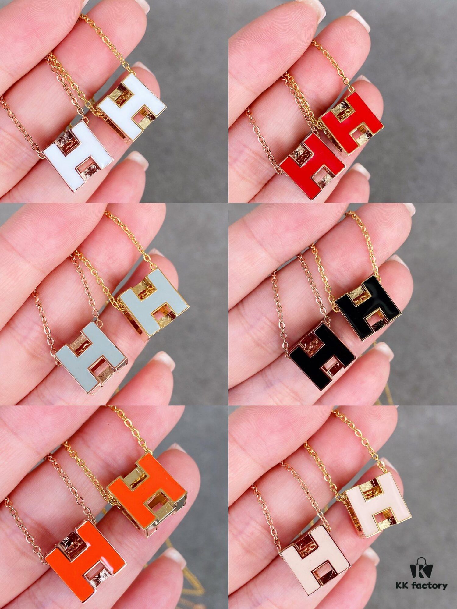 692fcc0999f2d84055c89586 Hermès Cube Necklace, Incredibly Beautiful ✨ Instantly Adds Softness, Unique Textured 3D Cubes, Perfect Layering Piece for Spring and Summer, Features a Metal Side with Precision CNC Engraving, Offering Versatile Styling Effects When Flipped