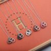 Hermès OMaillon Series Calfskin Necklace