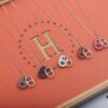 692fcc1099f2d84055c8959b Hermes OMaillon Series Calfskin Necklace