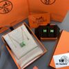 Hermes Necklace - Stud Earrings