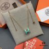 Hermes Necklace - Stud Earrings