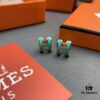 Hermes Necklace - Stud Earrings