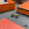 Hermes Small Necklace and Stud Earrings