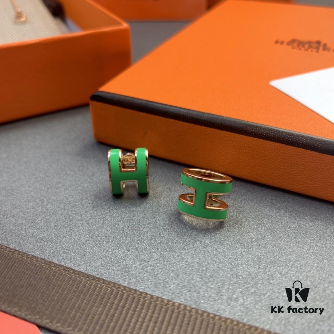 Hermes Necklace - Stud Earrings