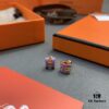 Hermes Small Necklace and Stud Earrings