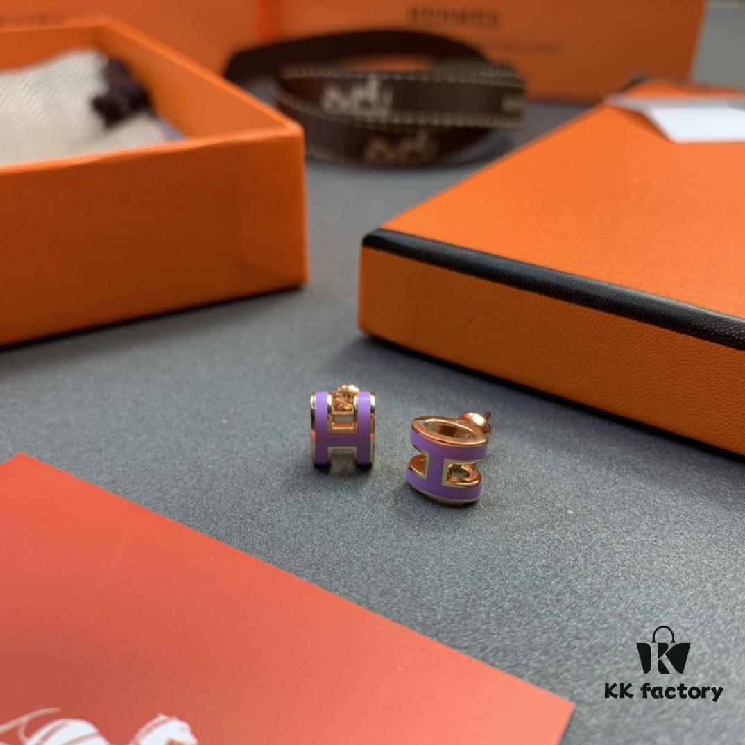 Hermes Small Necklace and Stud Earrings