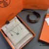 Hermes Small Necklace and Stud Earrings