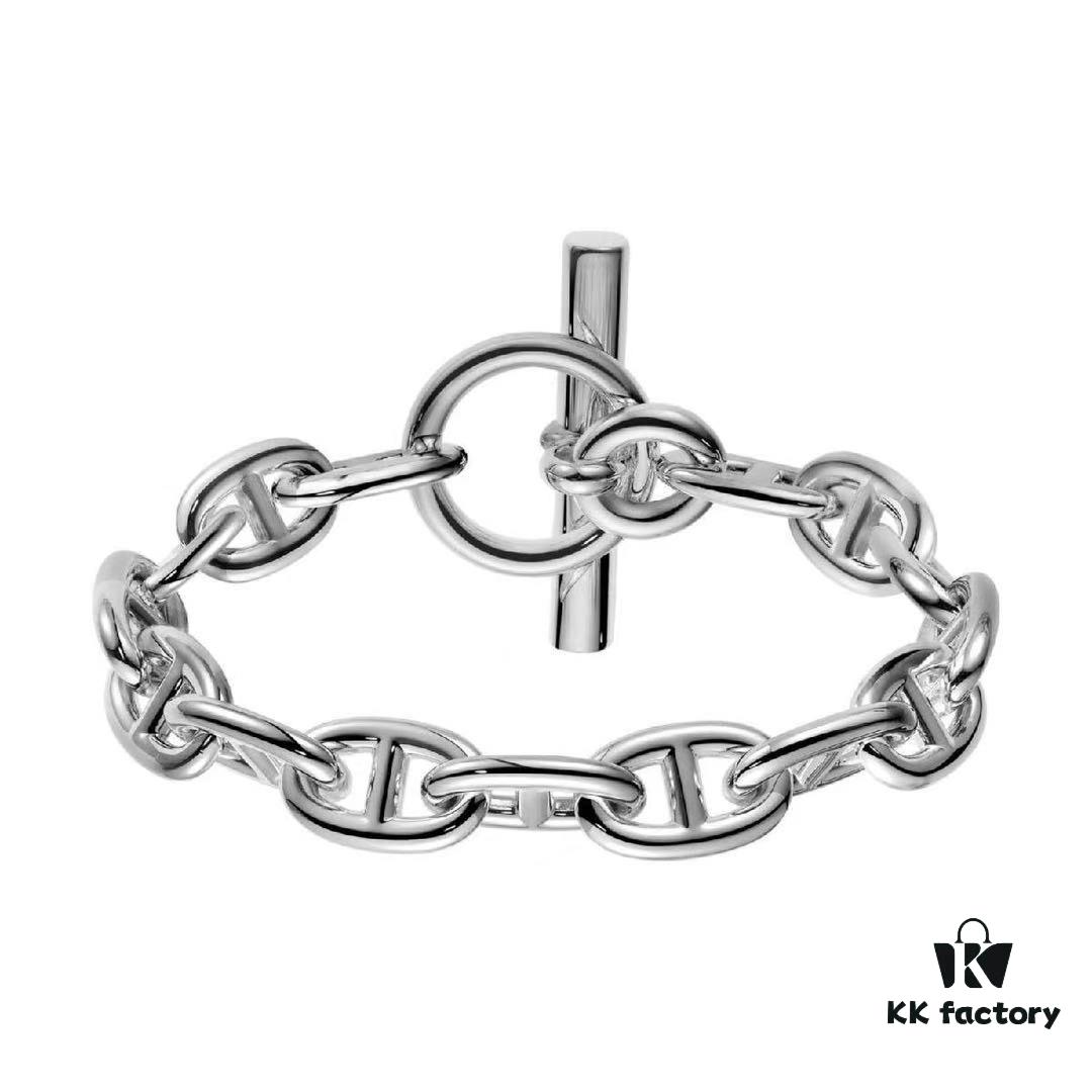 692fcc5999f2d84055c8961e 2021 Hermes New Arrival Pig Nose Bracelet, High-End Imported V Gold Plated Mijin, Full Name Influencer Style