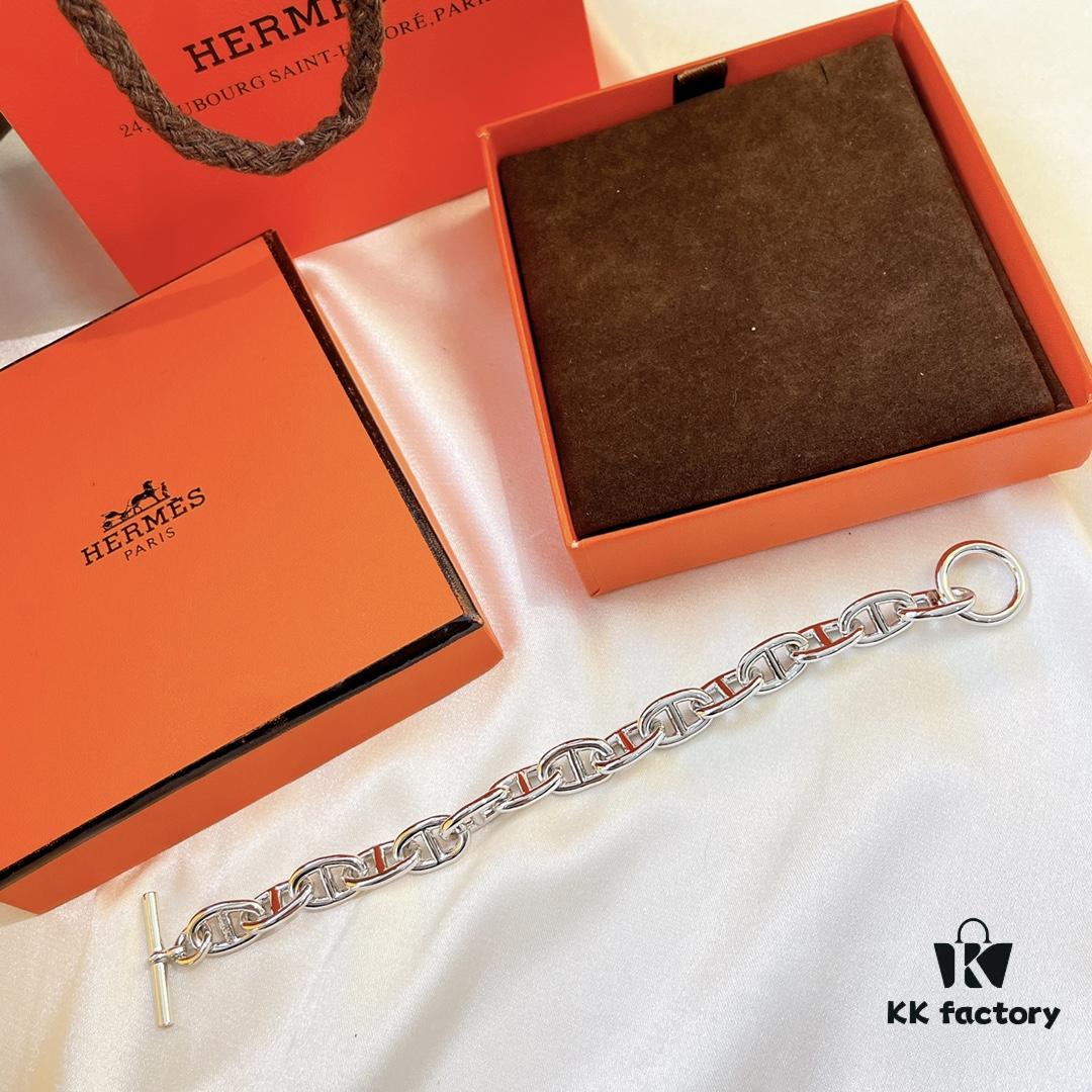 692fcc5a99f2d84055c8961f 2021 Hermes New Arrival Pig Nose Bracelet, High-End Imported V Gold Plated Mijin, Full Name Influencer Style